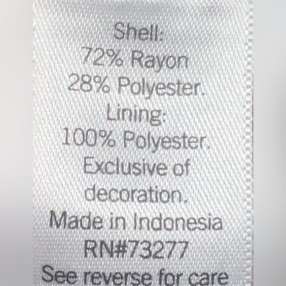 Nine West Peach and White Fit and Flare Dress - Picture 5 of 5